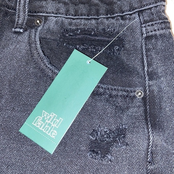 Women's High-Rise Wide Leg
Bermuda Jean Shorts - Wild Fable - Picture 6 of 7